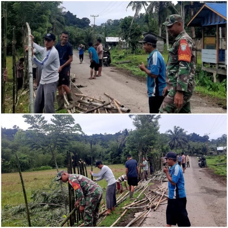 Kodim 0115/Simeulue Dorong Kepedulian Warga melalui Gotong Royong Rutin