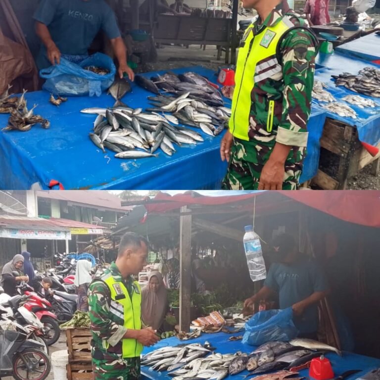 Komunikasi Langsung Jadi Cara Babinsa Mengetahui Perubahan Harga Ikan di Desa