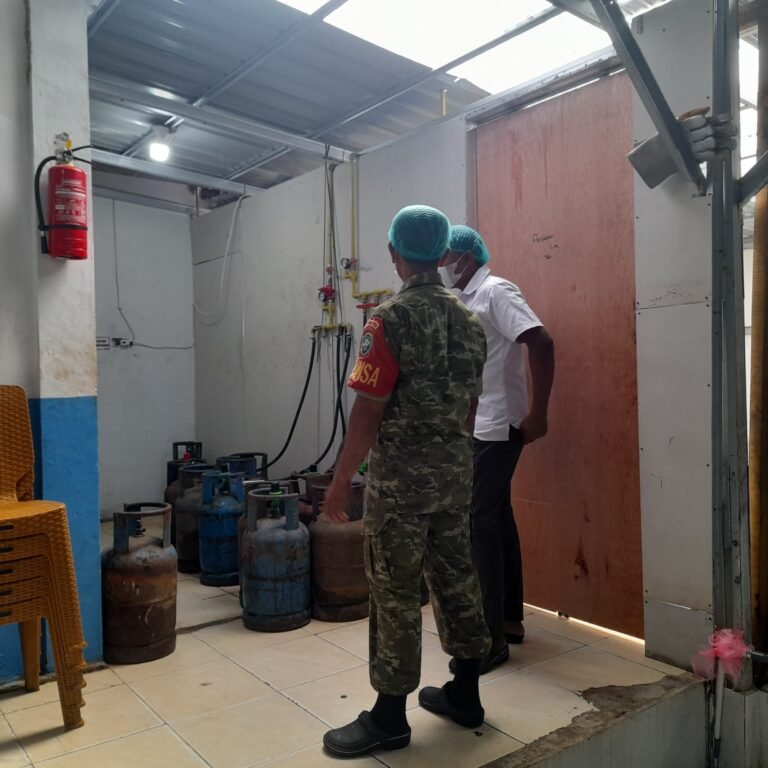 Pastikan Kesiapan Dapur MBG, Koramil 06/Teunom Lakukan Pengecekan di Aceh Jaya