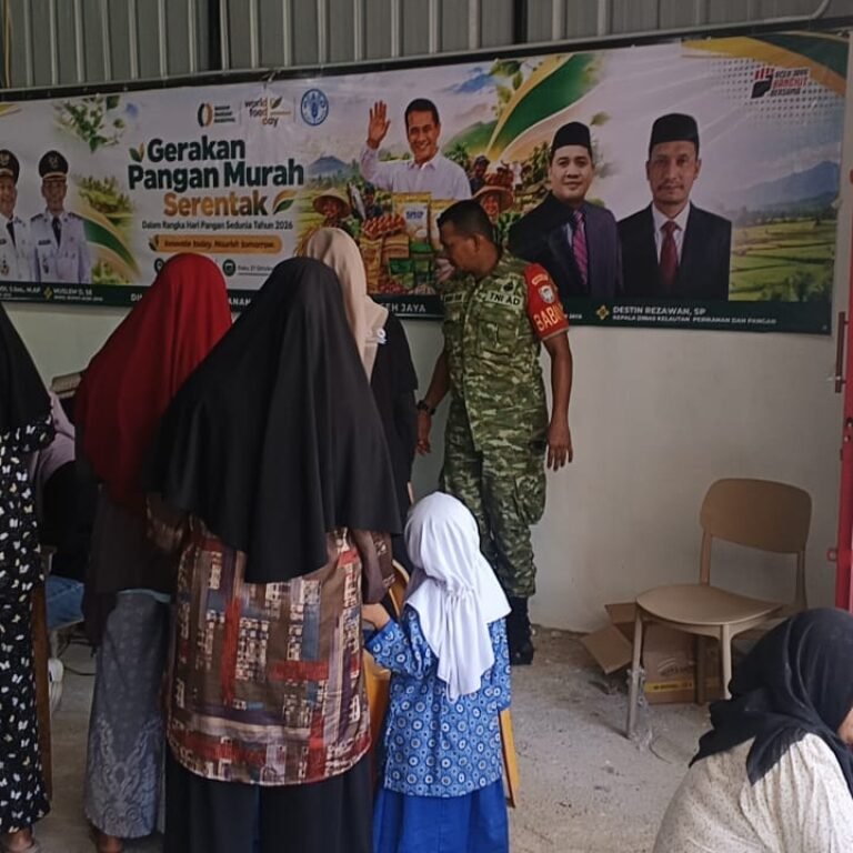Gerakan Pangan Murah Hari Pangan Sedunia Hadir di Lhok Timon, Bantu Warga Akses Sembako Terjangkau