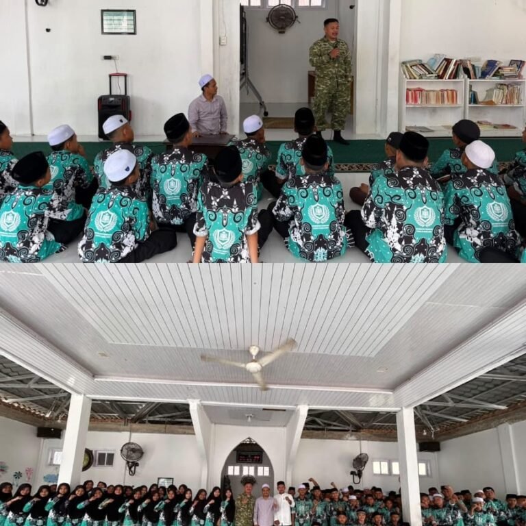 “Teman Sekolah adalah Saudara”, Babinsa Ajak Siswa Jauhi Bullying dan Narkoba