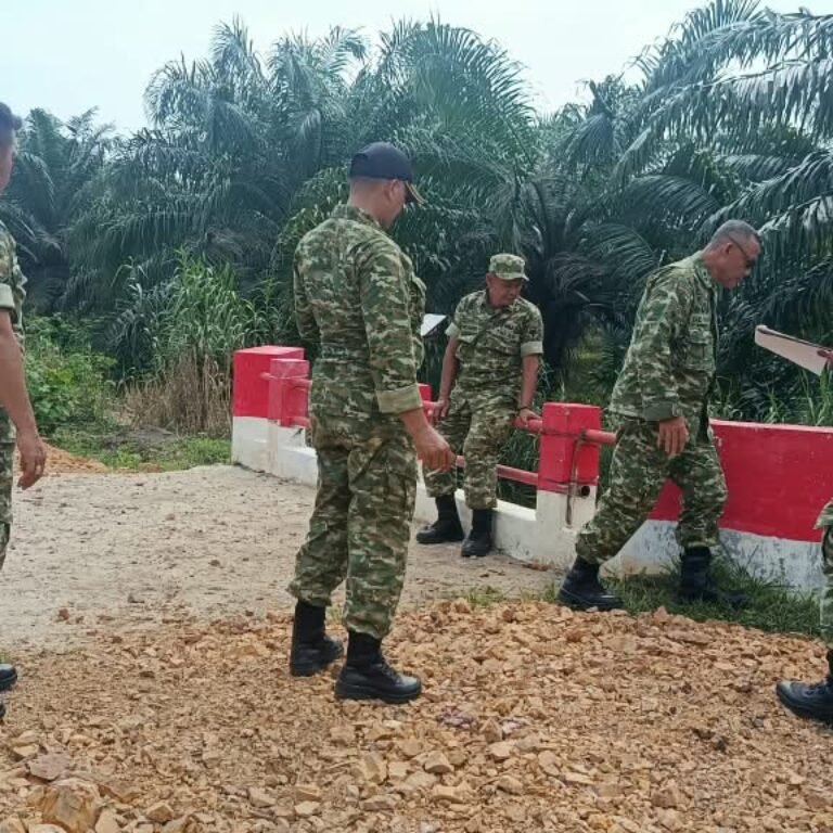 Tim Pengawasan TNI Tinjau Jembatan Garuda di Paya Laot dan Sawang Aceh Jaya