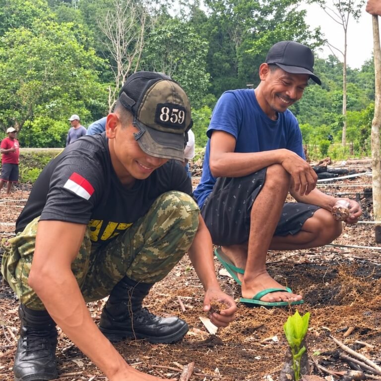 Program BERSEMI Dorong Pemanfaatan Lahan Warga untuk Budidaya Padi Gogo di Supiori