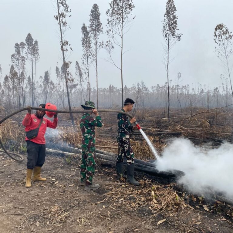 Kodim 1203/Ketapang Perkuat Penanganan Karhutla melalui Koordinasi Lintas Sektor