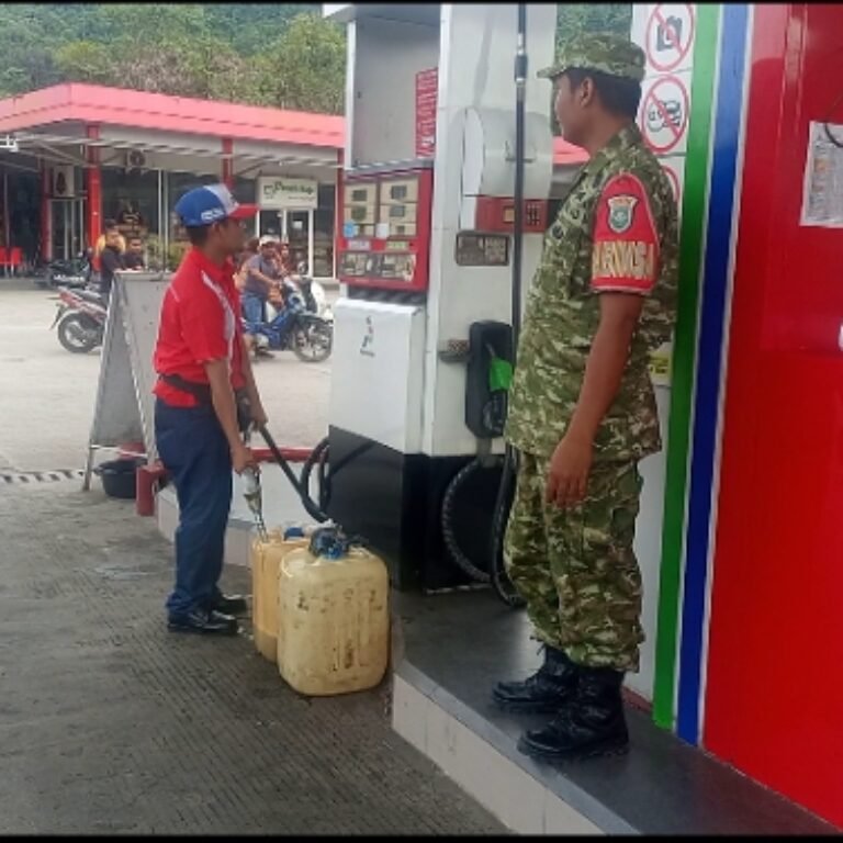 Koramil 01/Jaya Tingkatkan Kewaspadaan terhadap Gangguan Keamanan di SPBU