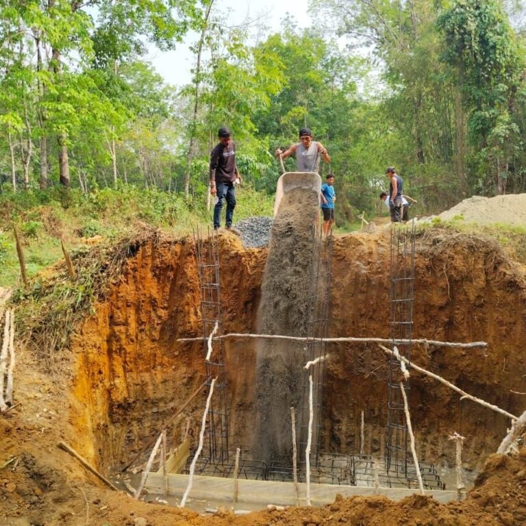 Mulai Dibangun, Jembatan Garuda Tahap VII di Salam Babaris Digarap Kodim 1010/Tapin