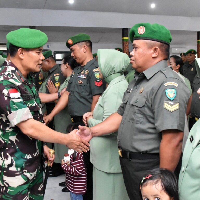 Merauke: 54 Prajurit Bintara dan Tamtama Dapat Kenaikan Pangkat