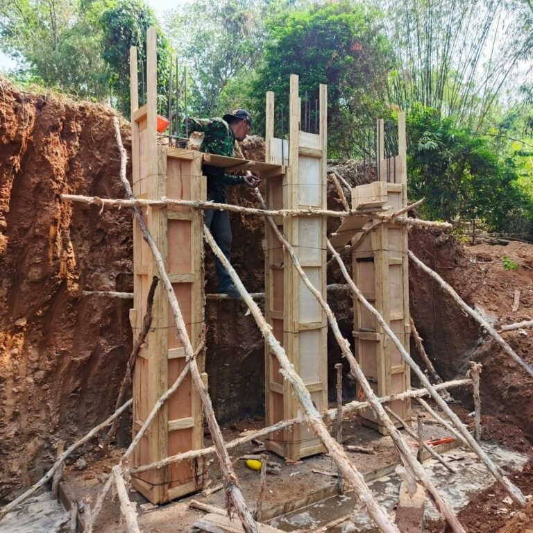 Pengecoran Pondasi Dilanjutkan, Jembatan Garuda Tahap VII Capai 16 Persen