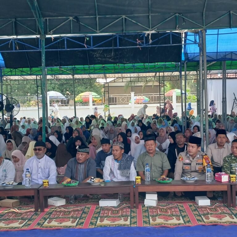 Babinsa Hadiri Dzikir dan Tabligh Akbar di Rantau Pulung
