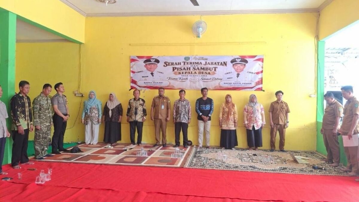 Peran Babinsa Disorot Saat Sertijab Kepala Desa Suato Lama