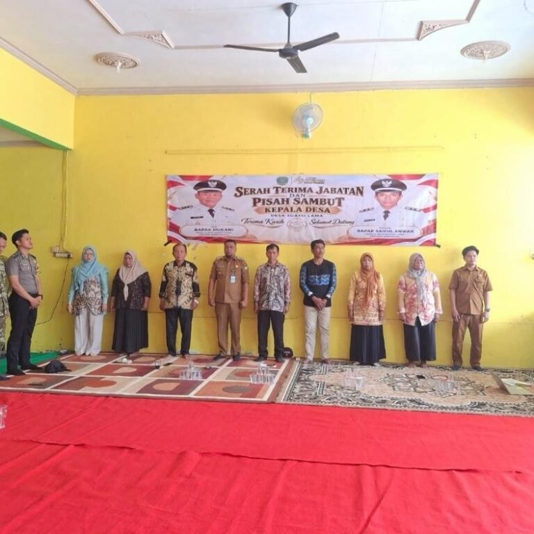Peran Babinsa Disorot Saat Sertijab Kepala Desa Suato Lama