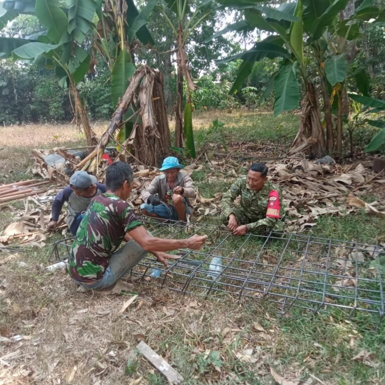 Jembatan Garuda Tahap VII di Jalan Kampung Lokudat Masuk 11 Persen, Kodim 1006/Banjar Turun Tangan