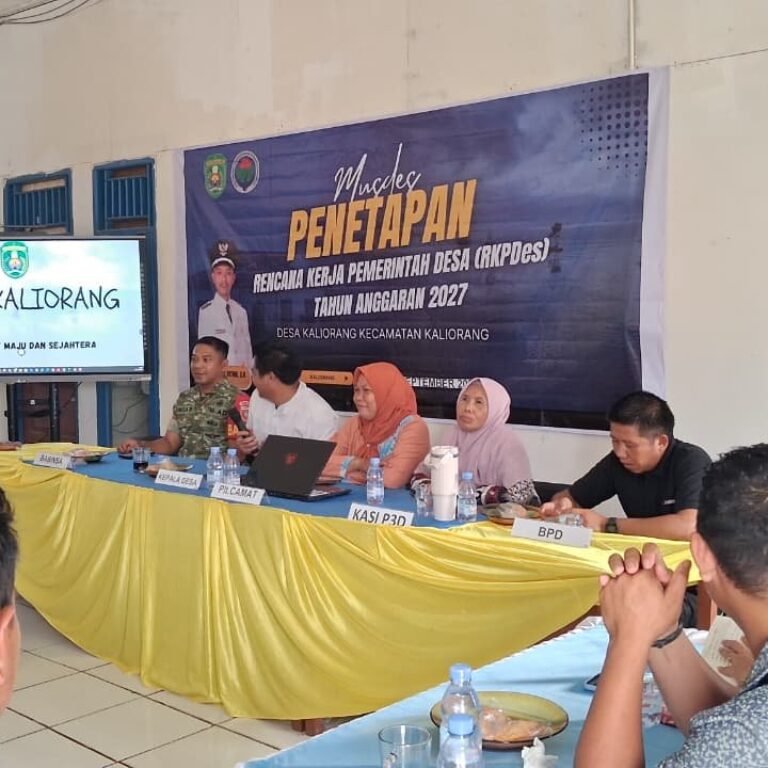 Warga dan Pemerintah Desa Kaliorang Bahas RKPDes 2027 di Musrenbangdes