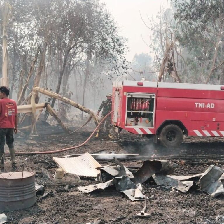 Api di Desa Baringin A Dipadamkan, Sekitar Dua Hektare Terbakar