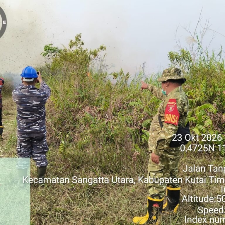 Kebakaran di RT 34 Sangatta Utara Padam Setelah 3 Jam, 26 Personel Dikerahkan
