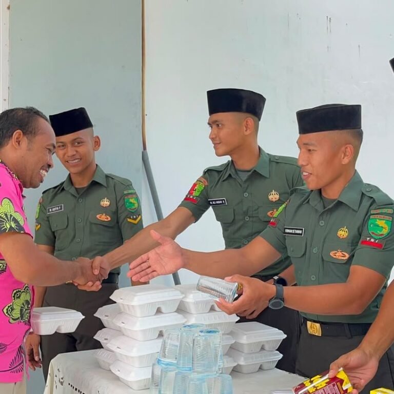 Kasih Minggu di Supiori: Yonif TP 859/RBK Hadir untuk Jemaat GBI Rock