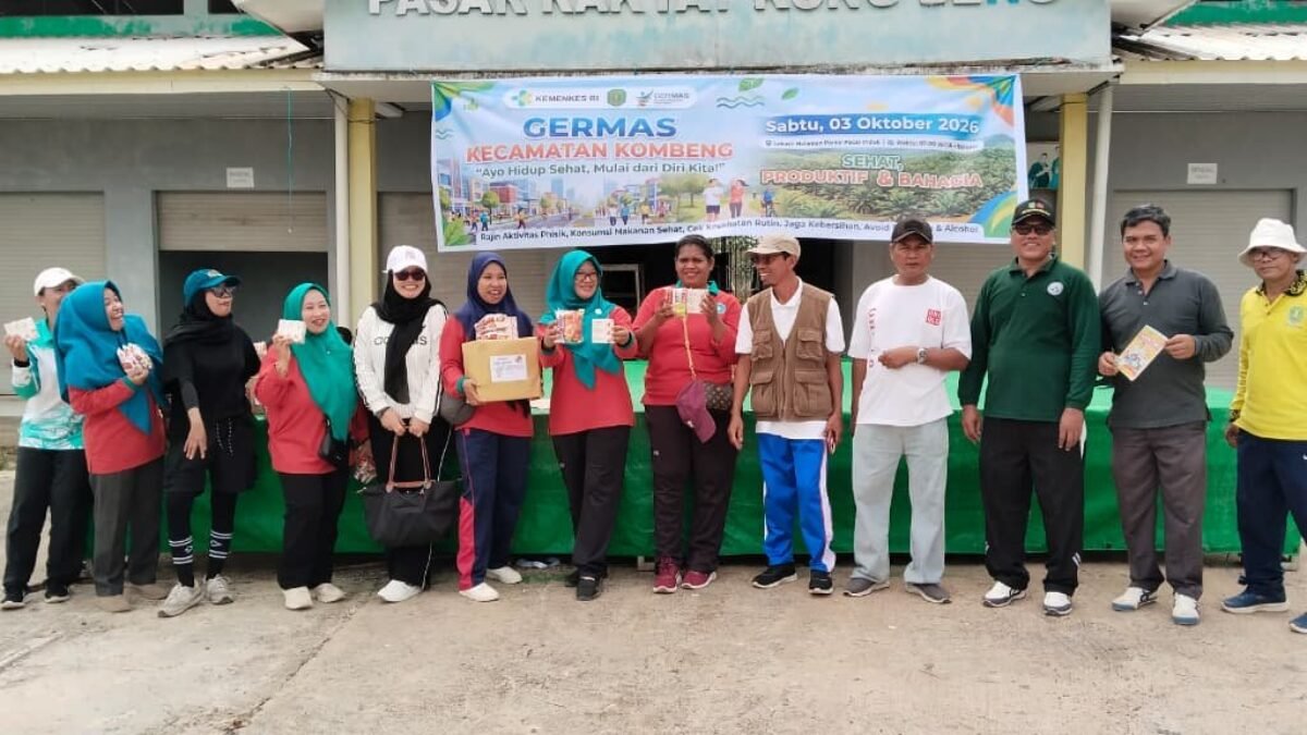 Babinsa Koramil 0909-03 Hadiri Germas di Kongbeng