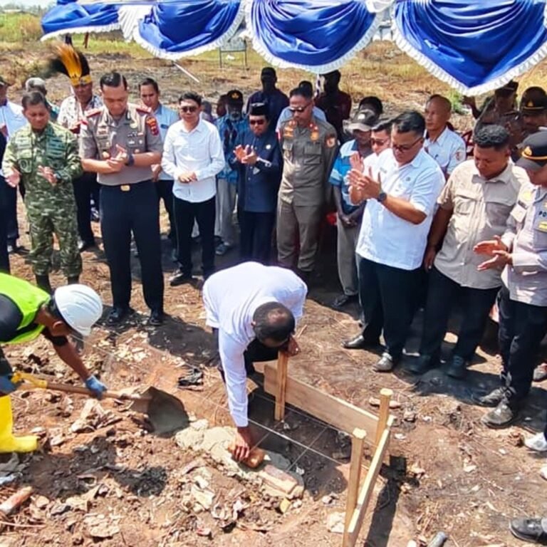 Pembangunan Pos Polisi di Gudang Arang Dimulai, Bupati dan Kapolres Hadiri Peletakan Batu Pertama