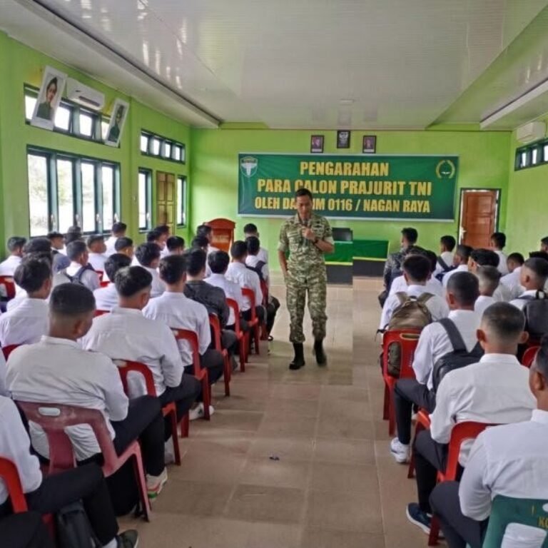 Arahan Dandim 0116/Nagan Raya: Jangan Andalkan Sekadar Fisik untuk Menjadi Prajurit