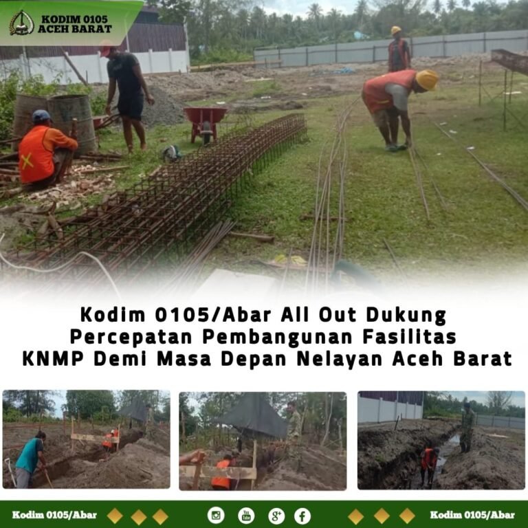 Dandim Kembaren Tekankan Peran Prajurit dalam Pembangunan KNMP Aceh Barat
