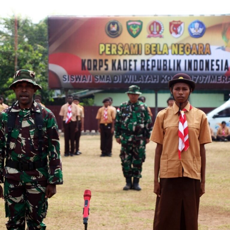 Merauke Gelar Persami Bela Negara KKRI, Dorong Wawasan Kebangsaan Pelajar