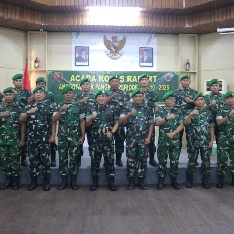 Korp Raport Kenaikan Pangkat Periode 1 Oktober 2026 Dipimpin Dandim 0909/KTM