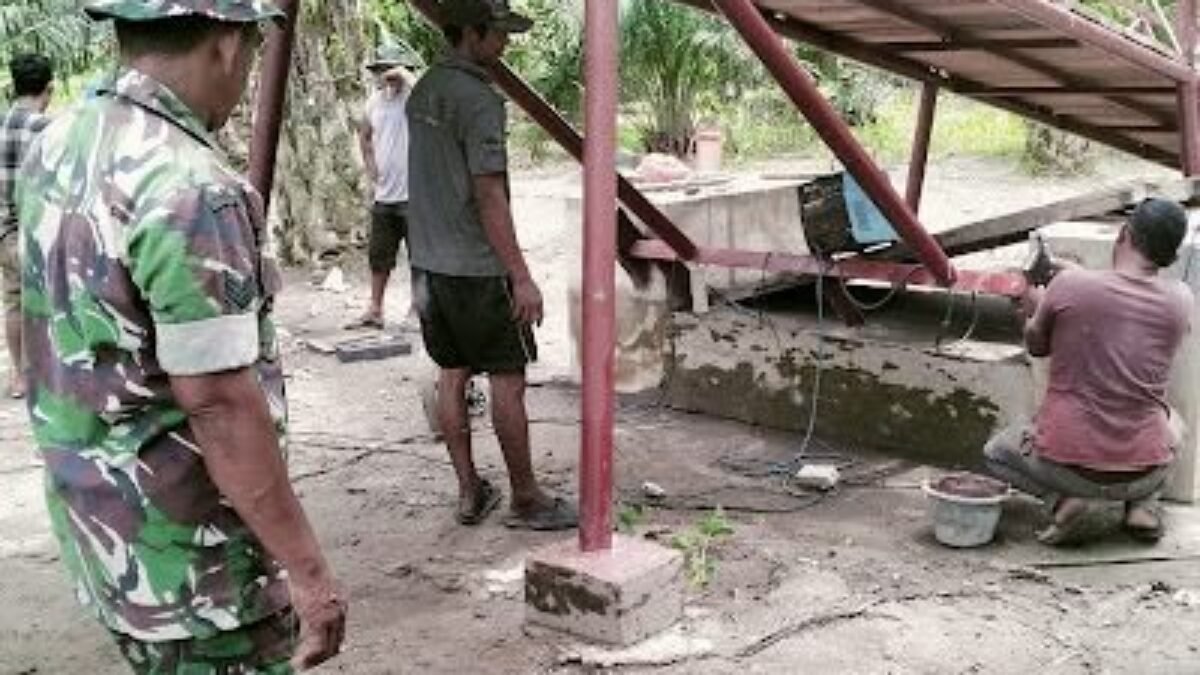 Gotong Royong Perkuat Konstruksi: Tumbuckle Dirakit dan Pengelasan Dilakukan di Jembatan Cibubukan-Serasah
