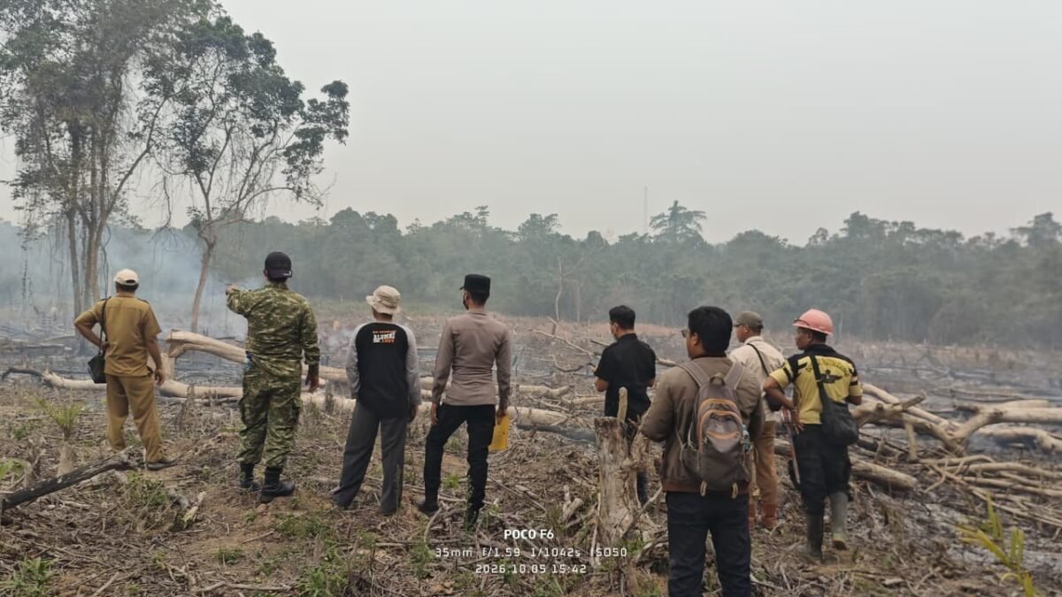 Darurat Karhutla: 2 Hektare di Kongbeng Dipadamkan Tim Gabungan