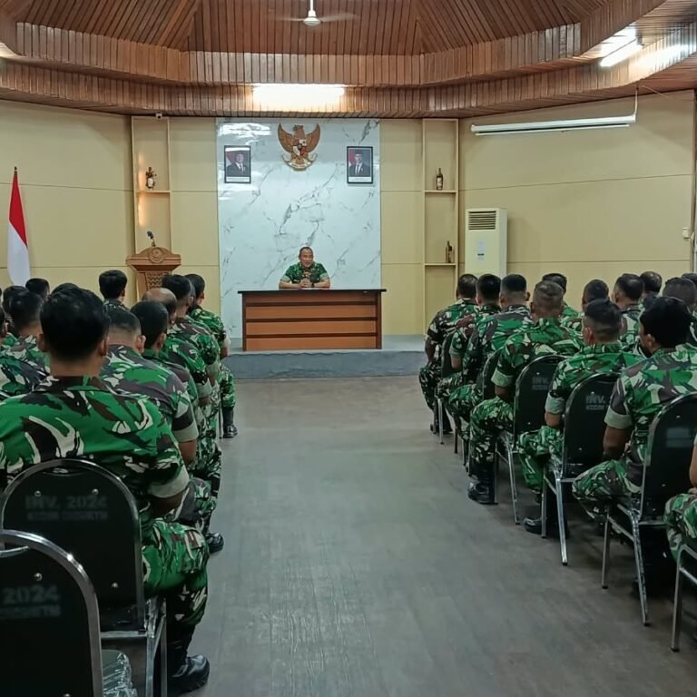 Dandim 0909/Kutai Timur Tekankan Pentingnya Sosialisasi Penerimaan TNI AD oleh Babinsa